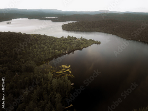 lake in the morning