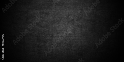 Black texture chalk board and black board background. stone concrete texture grunge backdrop background anthracite panorama. Panorama dark grey black slate background or texture.