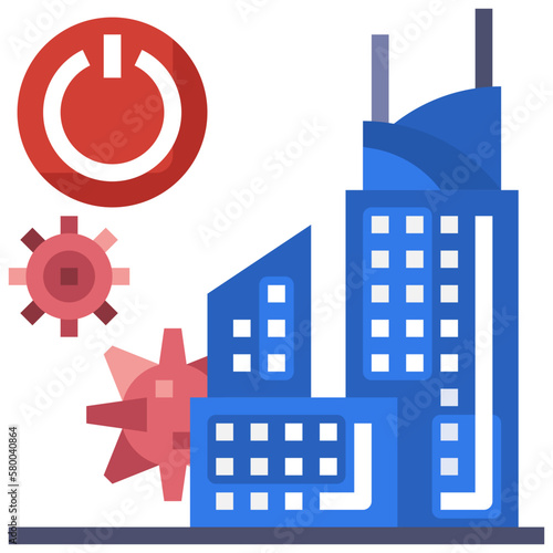 shutdown line icon,linear,outline,graphic,illustration