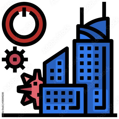 shutdown line icon,linear,outline,graphic,illustration