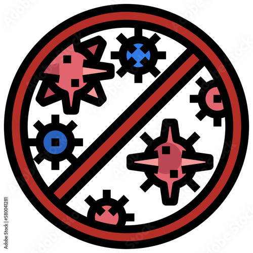 bacterium line icon,linear,outline,graphic,illustration