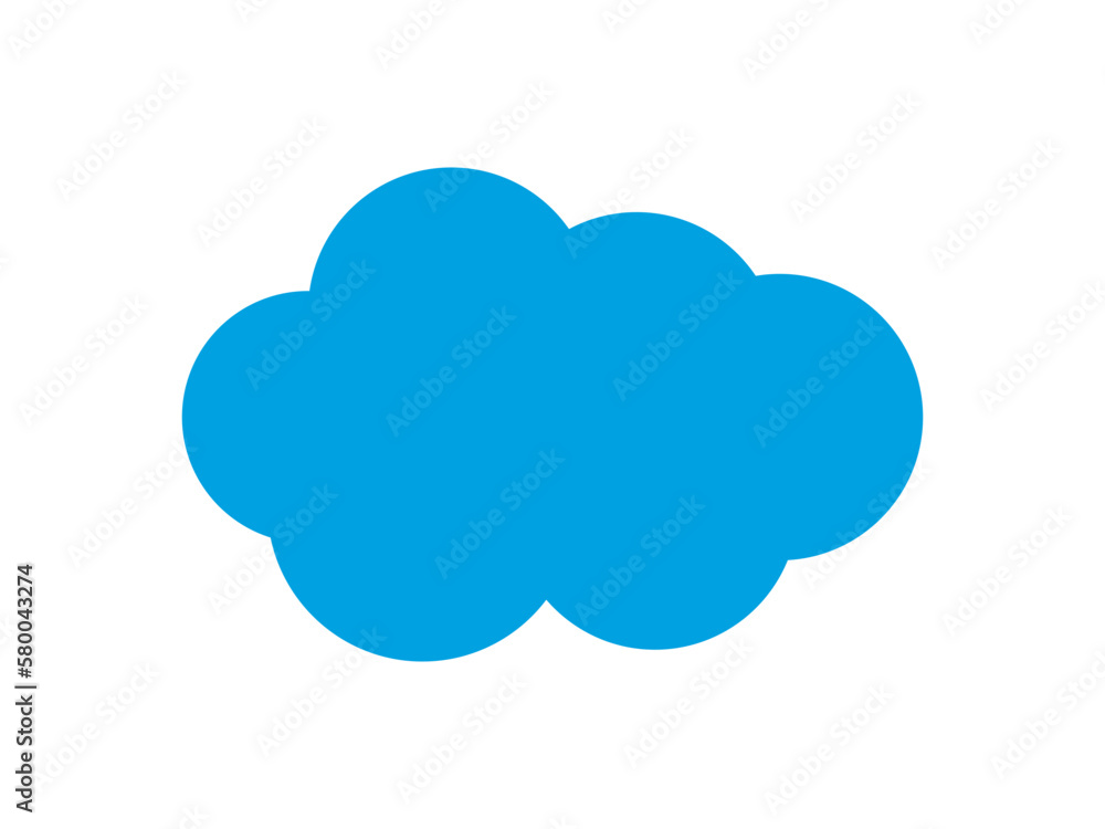 Cloud computing logo design vector