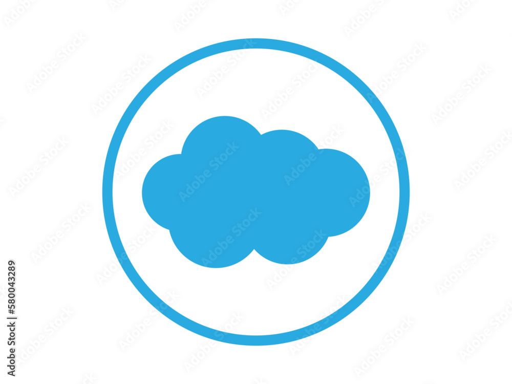 Cloud computing logo design vector Cloud computing logo design vector