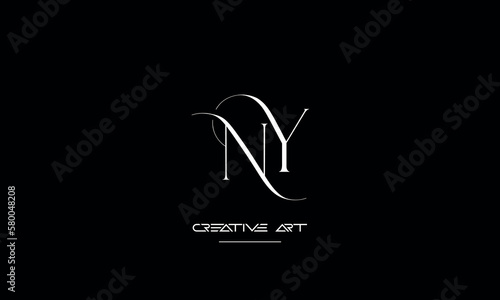 YN, NY, Y, N abstract letters logo monogram