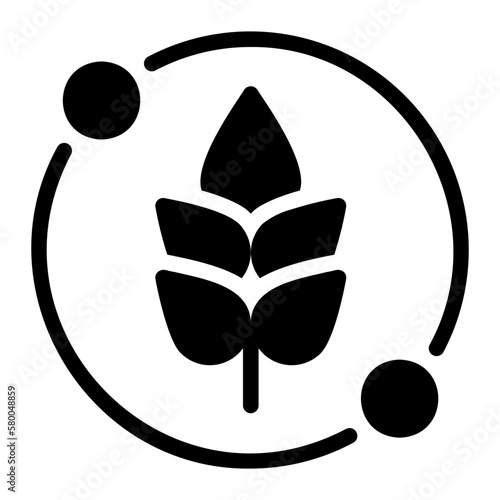 agronomy glyph icon