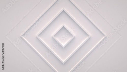 Wave from concentric squares on the surface. Bright  milky radio wave abstract background.