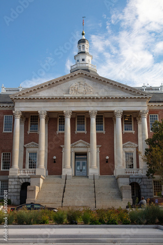 Maryland state capitol building in Annapolis, Maryland.