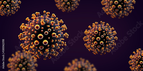 Visualizing the COVID-19 Virus, Macro Perspectives. Generative AI