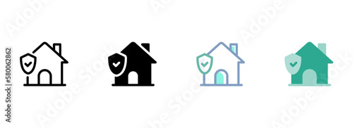 Simple vector icon on a theme