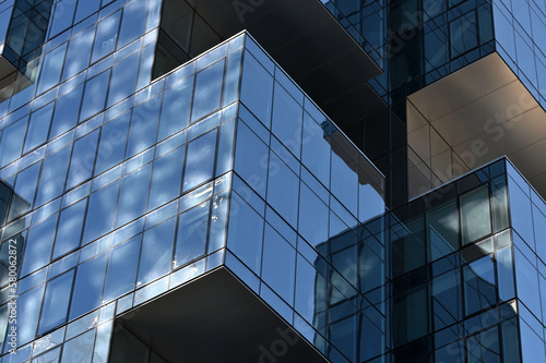 Office Buildings Reflecting