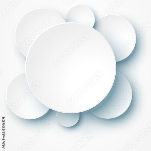 Abstract geometric composition. Eps vector template.