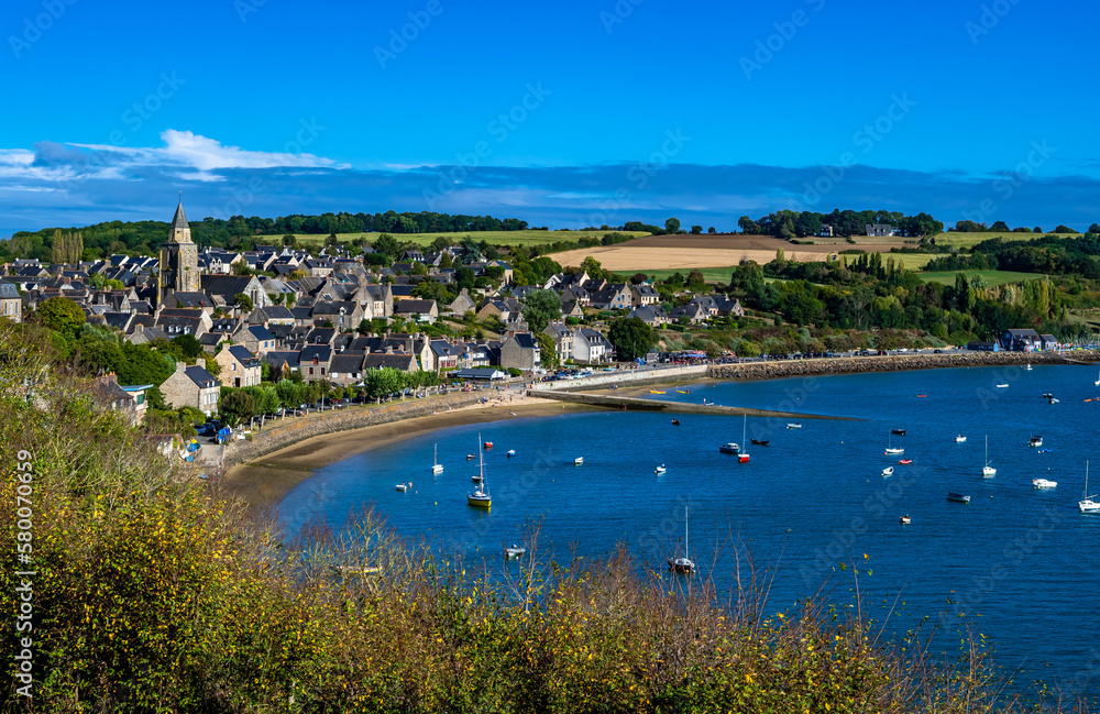 Breton Village Saint Suliac And Atlantic Coast In Department Ille et Vilaine In Brittany, France