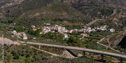 Yator a small town south of Granada photo