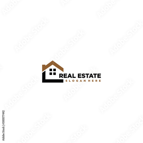 real estate logo icon vector