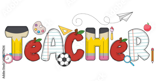 Teacher text vector
