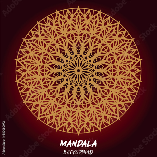 vector lineal mandala background