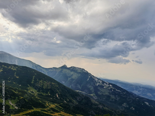 Mountains and clouds 