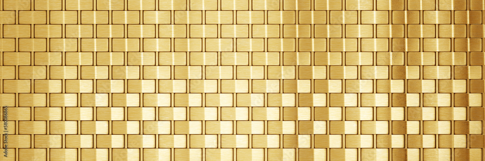 Gold carbon fiber background pattern. 3d rendering Gold carbon fiber background pattern. 3d rendering