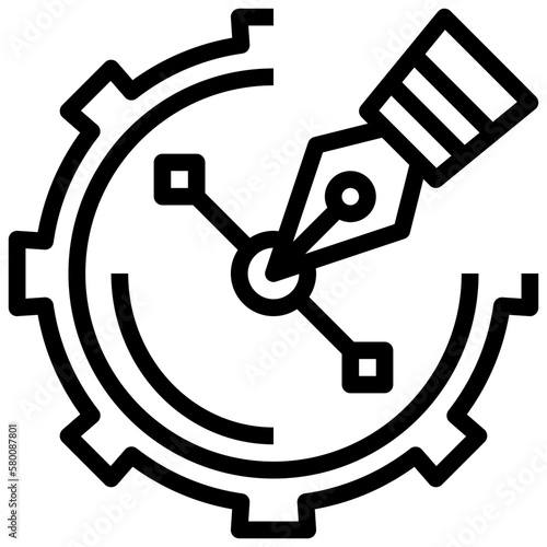 idea line icon,linear,outline,graphic,illustration