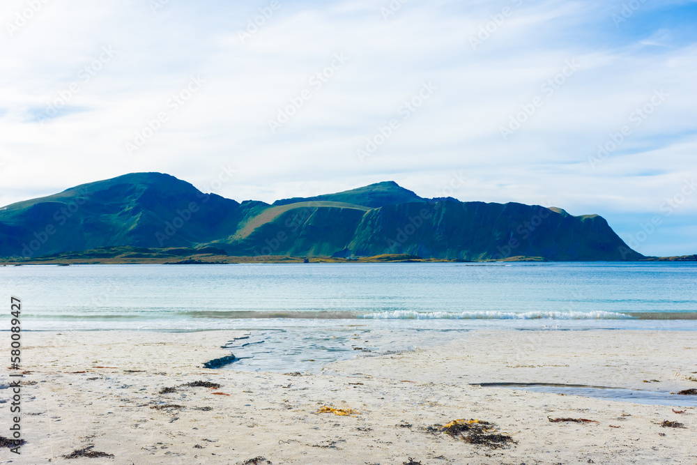 Ramberg Beach in the Lofoten Islands, Norway Ramberg Beach in the Lofoten Islands, Norway
