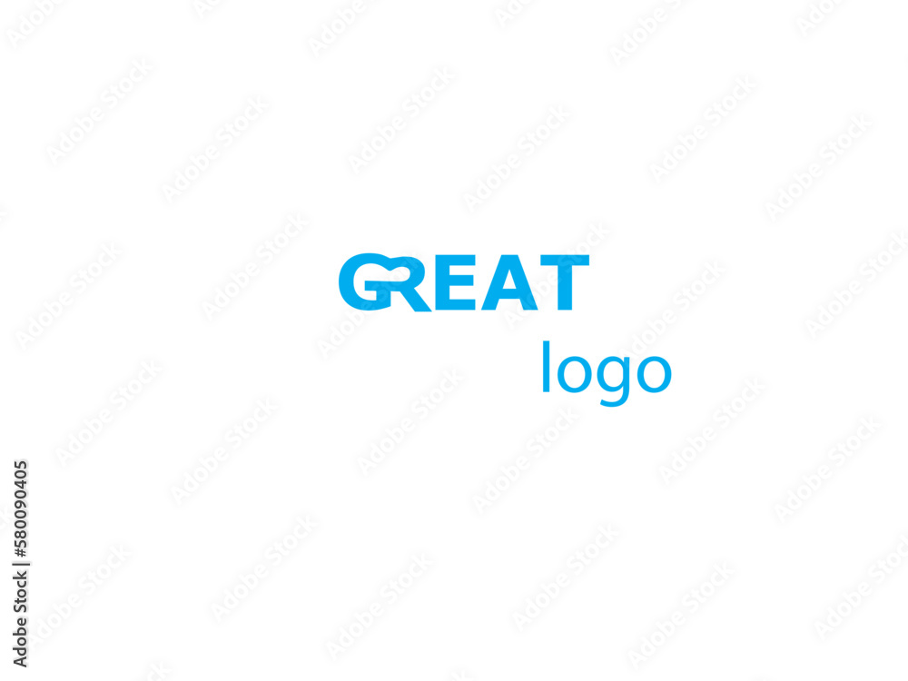 Unicke morden typography letter with logo design illustration design vector .