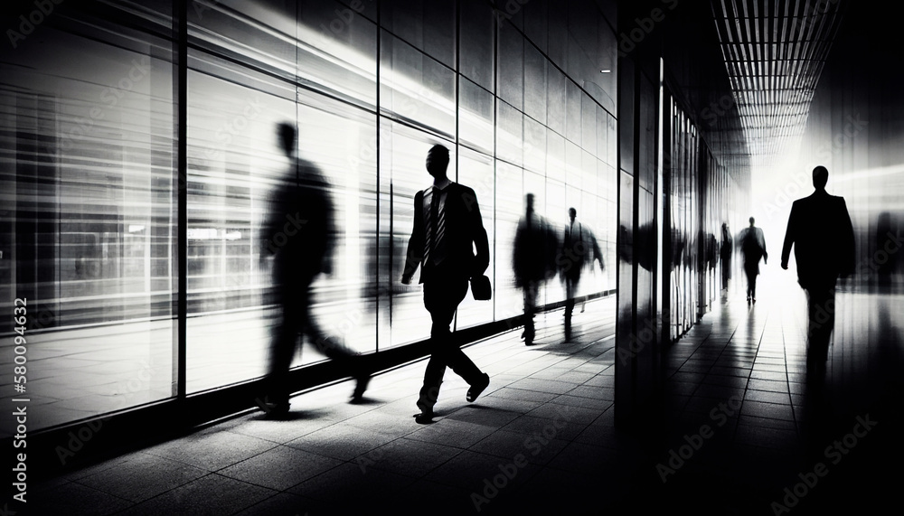 Business People in the office , Generative AI Business People in the office , Generative AI