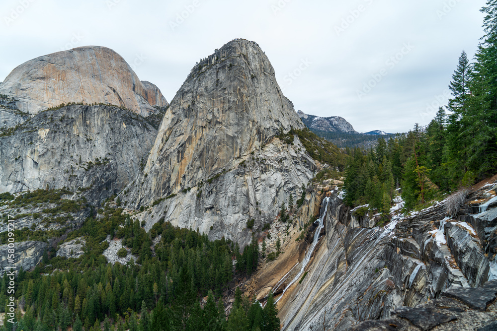 The John Muir Trail in Yosemite National Park in California