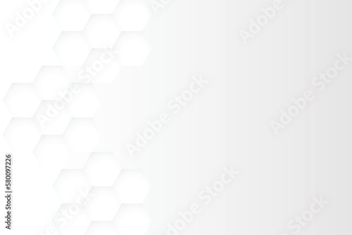 
 vector white clean hexagonal medical concept