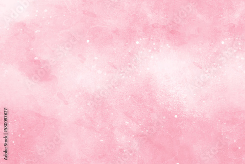 Abstract pink watercolor background. Paint brush paper textured stain canvas element. Pastel soft water color pattern. Abstract pink texture. Art watercolor background for wallpaper design