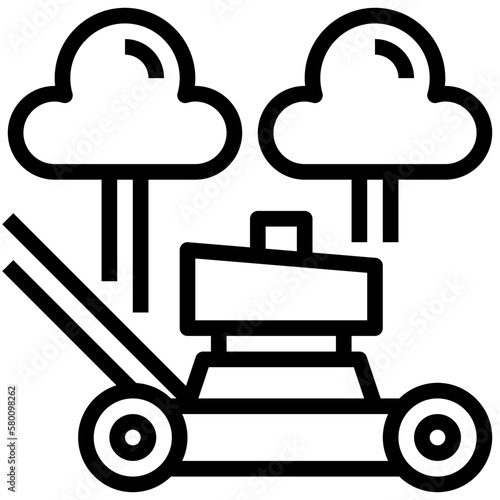 lawn line icon,linear,outline,graphic,illustration
