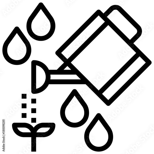 garden line icon,linear,outline,graphic,illustration