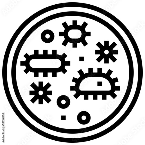 biology line icon,linear,outline,graphic,illustration