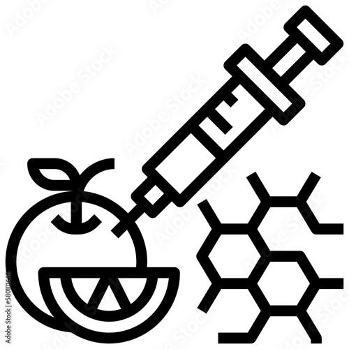 gmo line icon,linear,outline,graphic,illustration