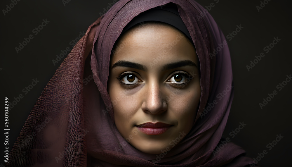 portrait of beautiful woman with burqa in Ramadan portrait of beautiful woman with burqa in Ramadan