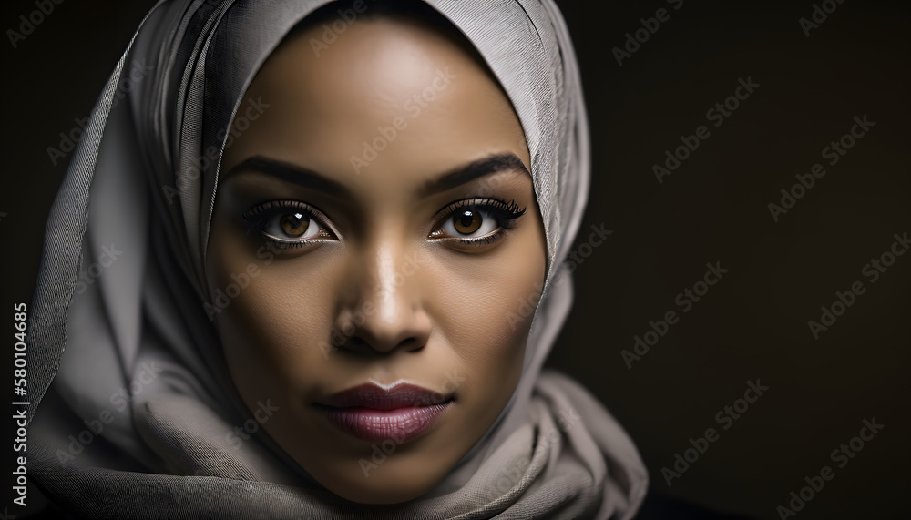 portrait of beautiful woman with burqa in Ramadan portrait of beautiful woman with burqa in Ramadan