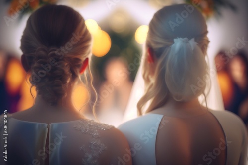Same sex wedding. Generative AI