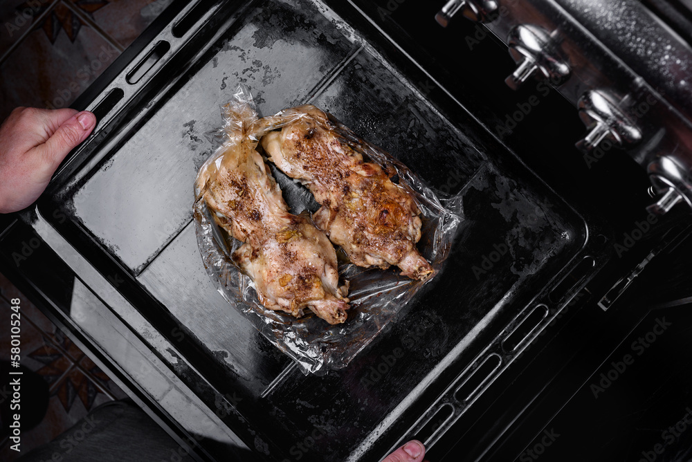 Chicken baked in the oven Chicken baked in the oven
