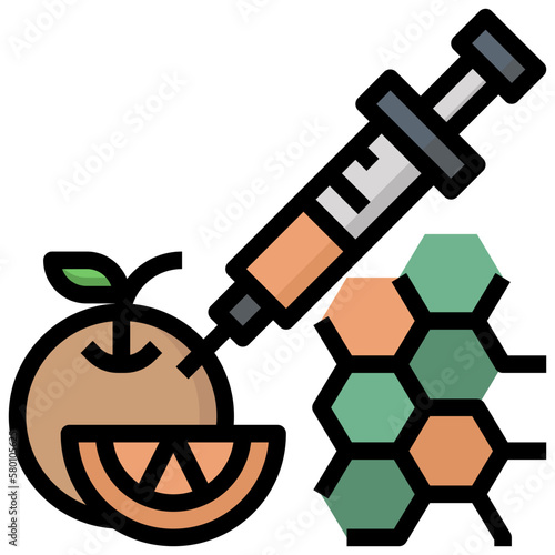 gmo line icon,linear,outline,graphic,illustration