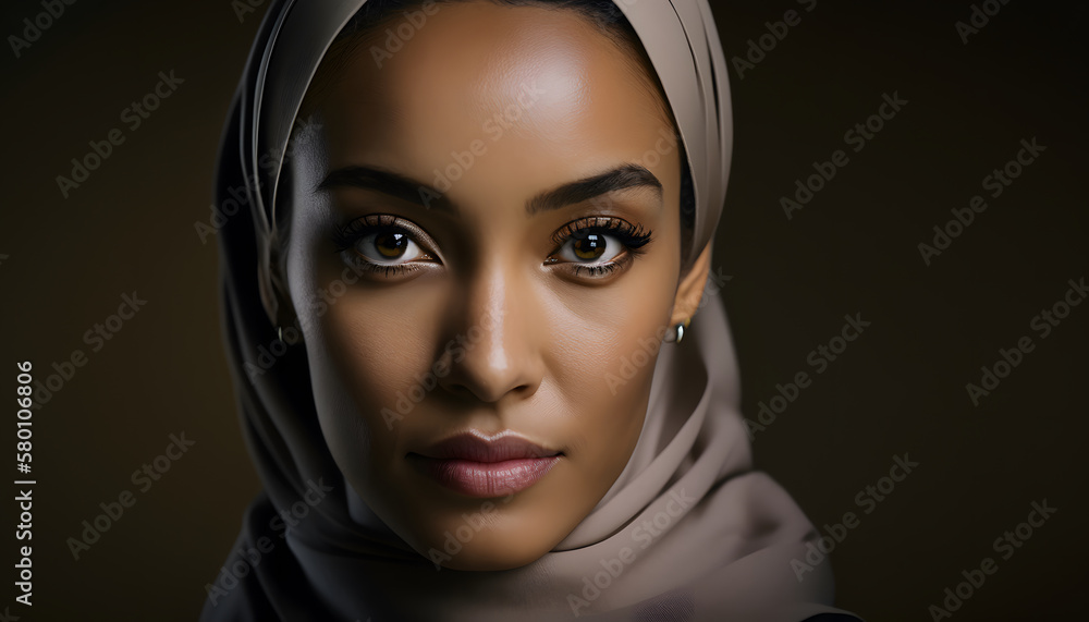 portrait of beautiful woman with burqa in Ramadan portrait of beautiful woman with burqa in Ramadan