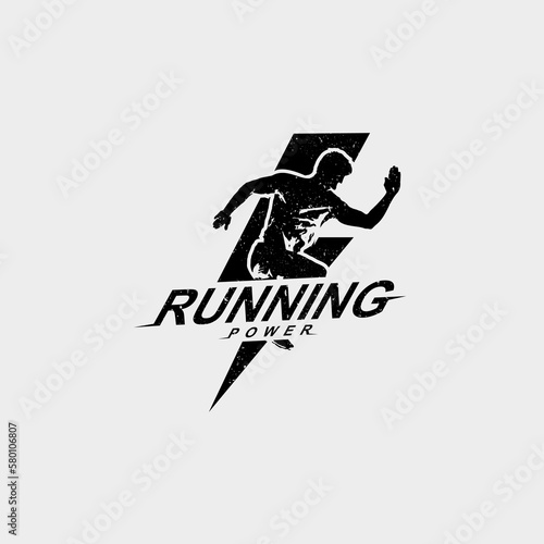 Running Power Logo Design Ideas