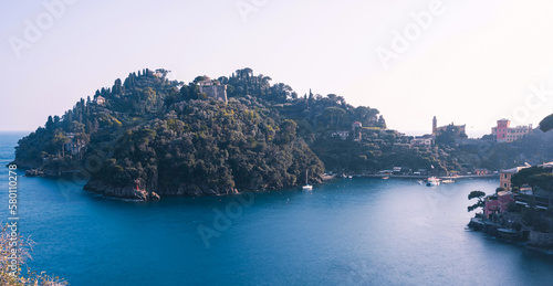 panorama of the town, Portofino, Commune in Italy
