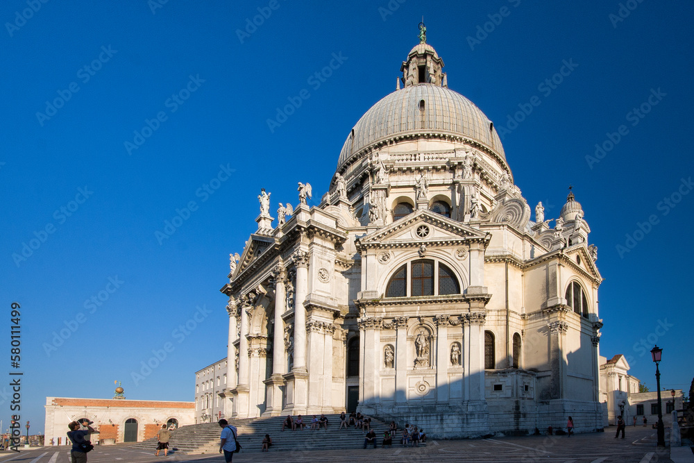 Basilica of Santa Maria della Salute.Venice,Italy.