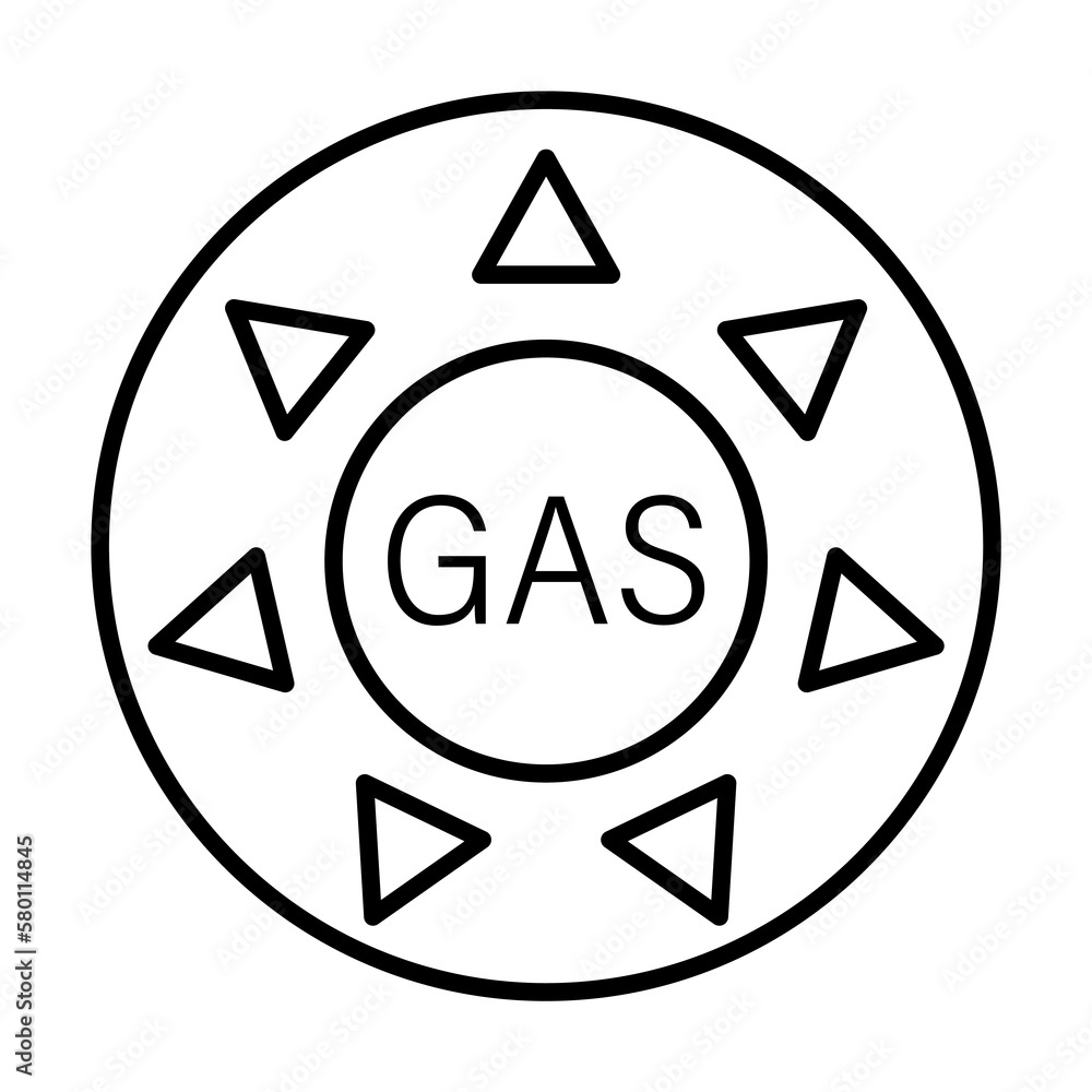 Gas, energy icon. Simple line, outline electro power icons for ui and ux, website or mobile application on white background Gas, energy icon. Simple line, outline electro power icons for ui and ux, website or mobile application on white background