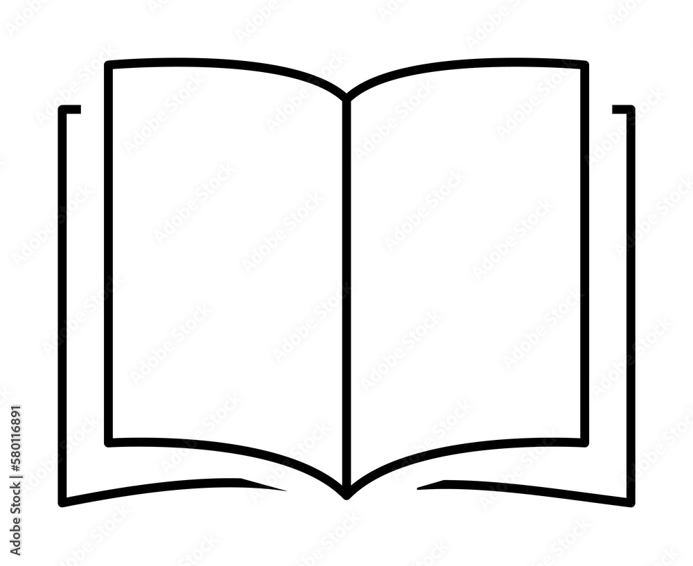 open book icon. Element of scientifics study icon for mobile concept and web apps. Thin line open book icon can be used for web and mobile on white background open book icon. Element of scientifics study icon for mobile concept and web apps. Thin line open book icon can be used for web and mobile on white background