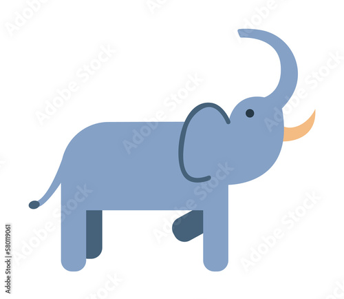 elephant, mammal, zoo icon. Element of color African safari icon. Premium quality graphic design icon. Signs and symbols collection icon for websites, web design on white background