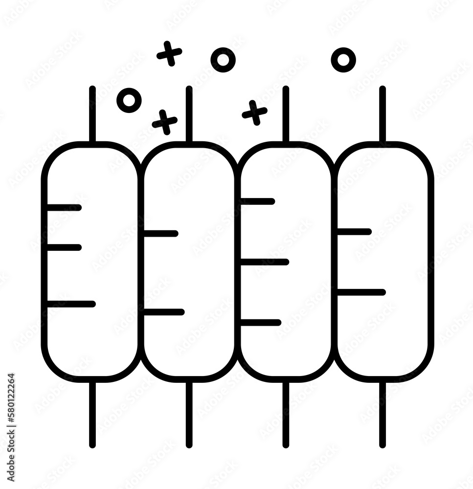 Ribs bbq pork food icon. Element of barbecue party icon on white background Ribs bbq pork food icon. Element of barbecue party icon on white background