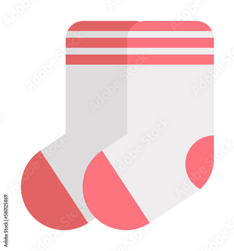 Socks color icon. Element of color clothes icon for mobile concept and web apps. Detailed Socks icon can be used for web and mobile on white background