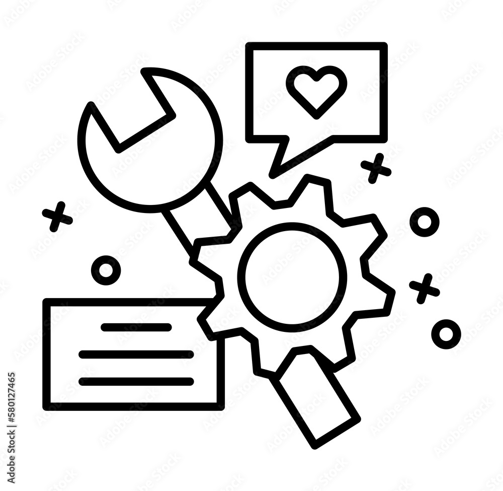 Favorite, rating, like, social media icon. Element of customer services icon on white background Favorite, rating, like, social media icon. Element of customer services icon on white background