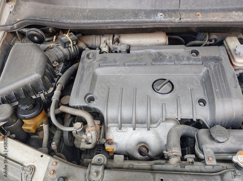 car engine detail
