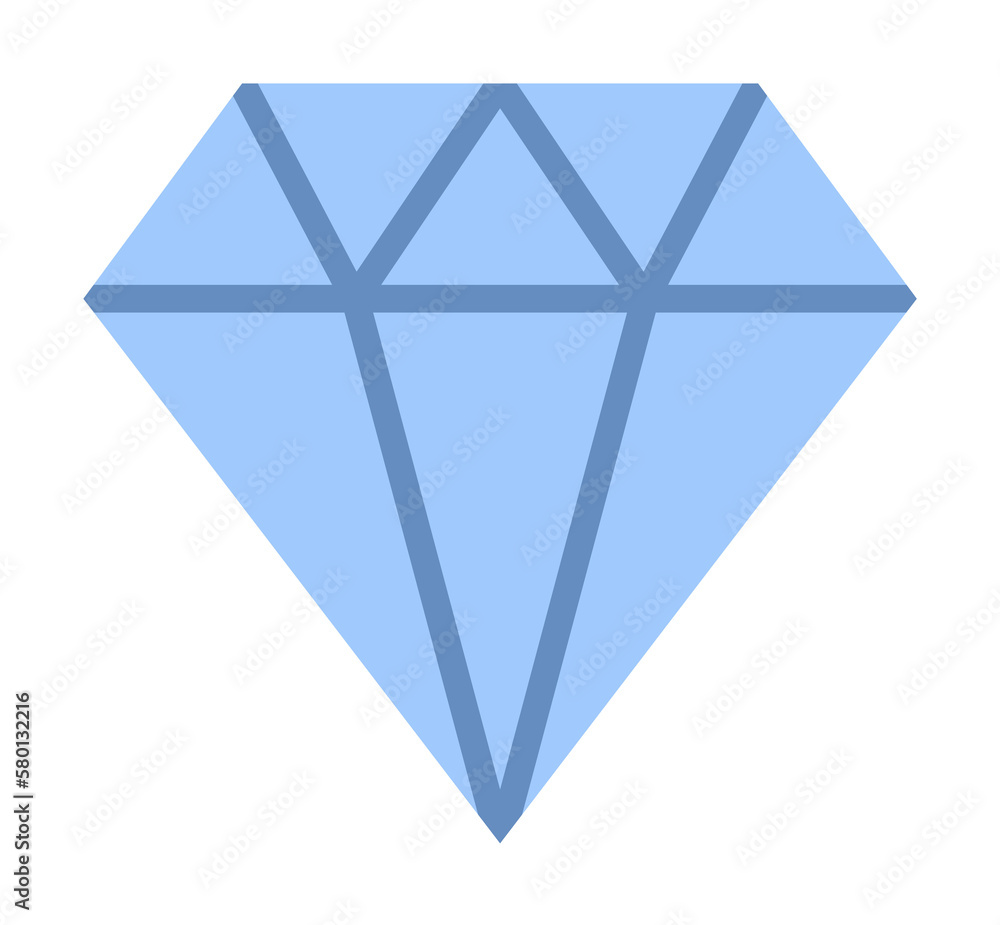 Diamond, stone icon. Simple color elements of hipster style icons for ui and ux, website or mobile application on white background Diamond, stone icon. Simple color elements of hipster style icons for ui and ux, website or mobile application on white background